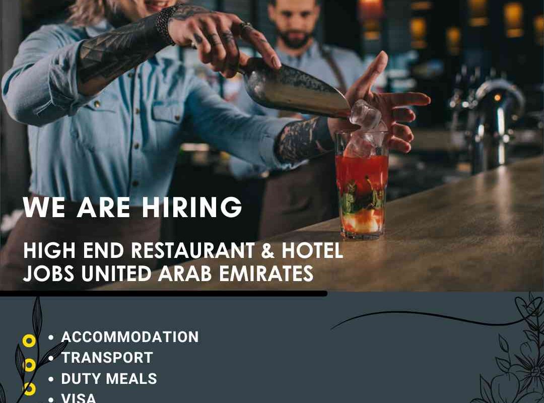 High End Restaurant & Hotel Jobs United Arab Emirates