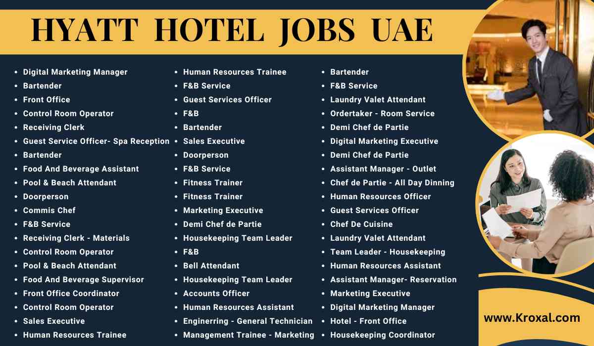 Hyatt Hotel Jobs UAE
