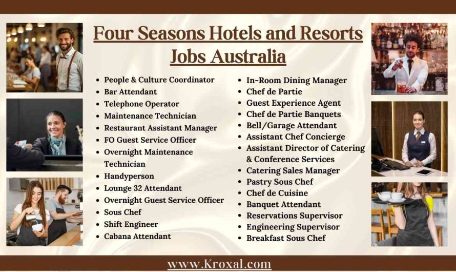 Four Seasons Hotels and Resorts jobs Australia