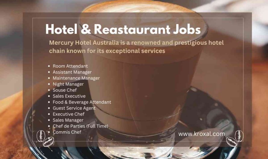 Mercury Hotel Jobs Australia